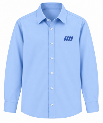 Boys' long-sleeve school shirt
