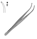 SEMKEN SURGERY TENDERS CURVED 1X2 TEETH 12.5CM