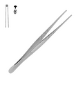 SEMKEN SURGICAL TENDERS STRAIGHT 1 X 2 TEETH 15.0CM