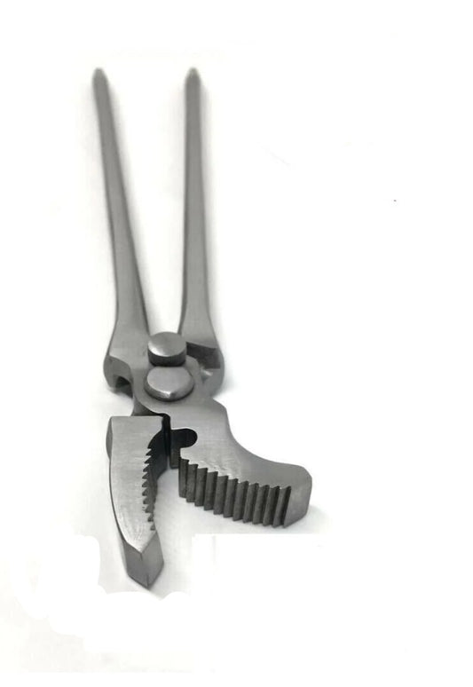 Jaw Nail Clincher Silver Farriers Vet Tools