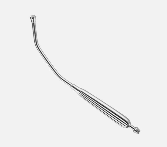 Yankauer Suction Tube – Delicate Type – 11" – Stainless Steel with Removable Tip