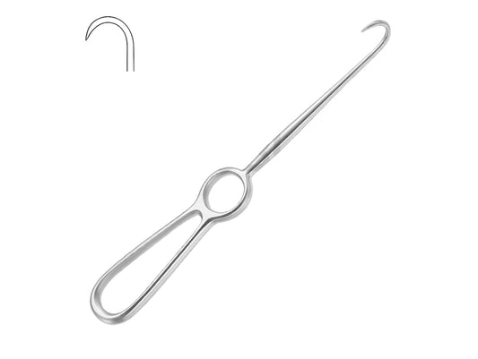 Volkmann Wound Hook – 1-Point Sharp – 21.5 cm