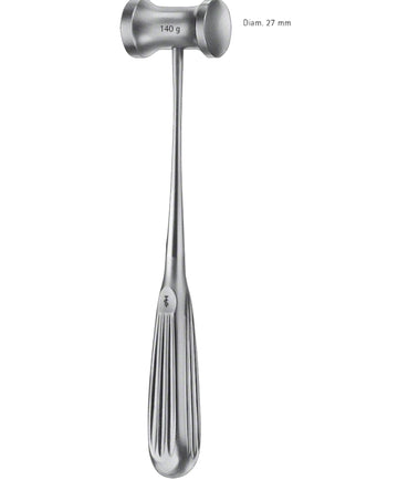 Hajek Surgical Mallet – Ø 27 mm – Stainless Steel – Orthopedic Instrument