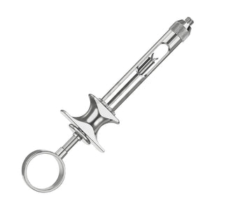 Cylinder Cartridge Syringe with Aspiration – 1.8 ml, Stainless Steel