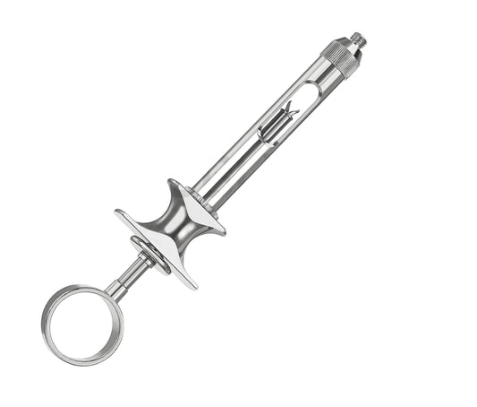 Cylinder Cartridge Syringe with Aspiration – 1.8 ml, Stainless Steel