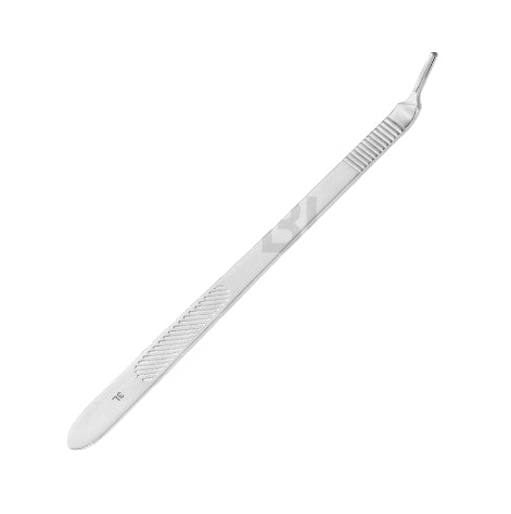 Scalpel Handle No. 3L – 21 cm, Angled, Stainless Steel (Long Pattern)
