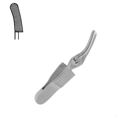 Johns Hopkins Bulldog Clamp – Straight & Curved – 9 cm set of 2