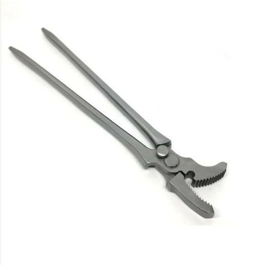 Jaw Nail Clincher Silver Farriers Vet Tools