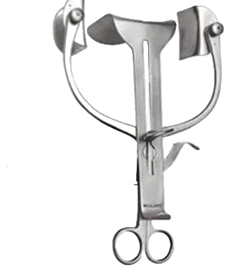 Pozzi Abdominal Retractor – Stainless Steel Surgical Instrument
