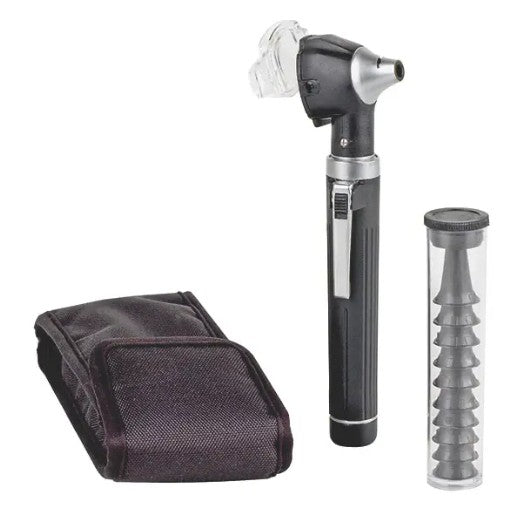 Anatomy of an Otoscope – Educational Medical Diagram