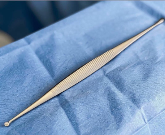 Williger Curette – Double Sharp Spoon – 13 cm – Stainless Steel – Surgical Bone Curette – Reusable