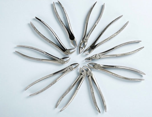 Dental Extraction Forceps for Adults – Set of 10 – Stainless Steel