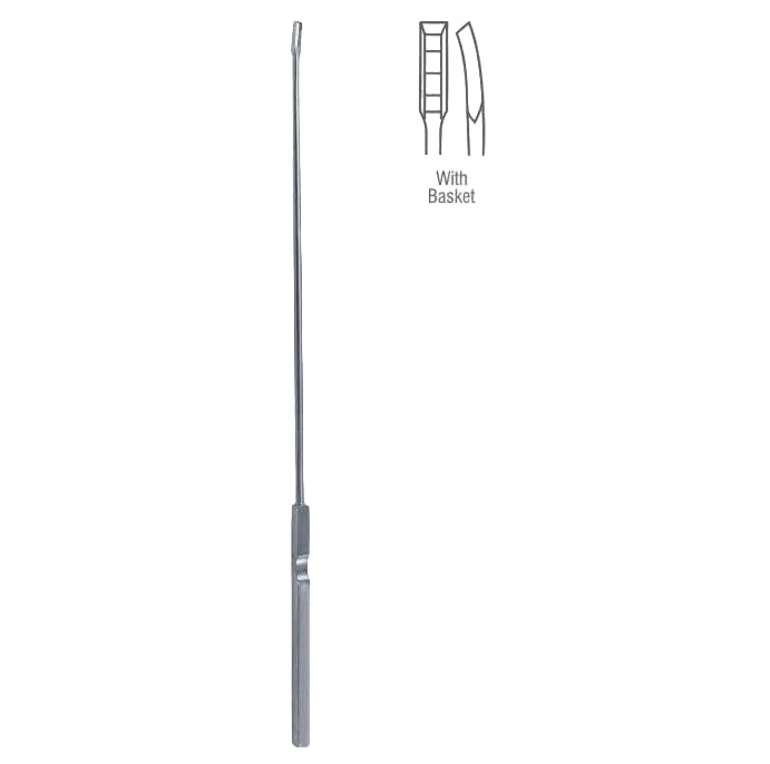 KEVORKIAN Uterine Biopsy Curette with basket 30cm 4,0mm