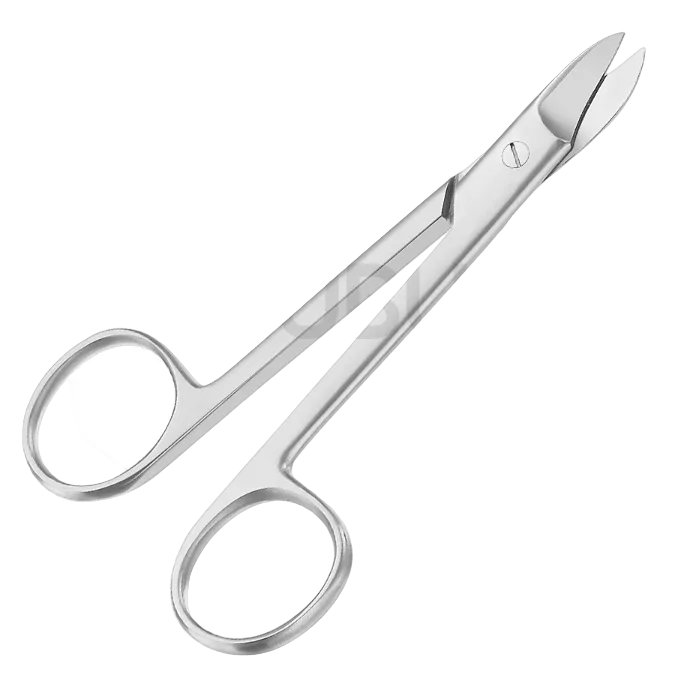 Bebe Kroonschaar 9 cm Gebogen – Fijne Chirurgische Dissectieschaar – Pediatrisch Instrument