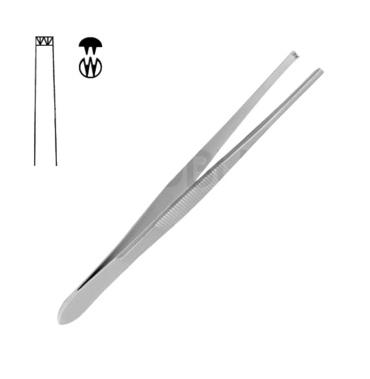 TISSUE FORCEPS STRAIGHT 2X3 TEETH
