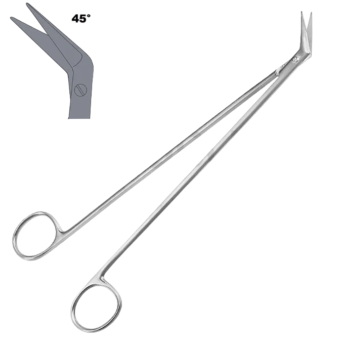 VESSEL SCISSORS 45° 