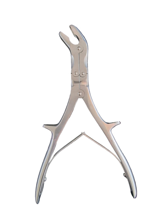 Stille-Ruskin Bone Rongeur/Nibbler – Slightly Curved Jaw – Double Action – 9"