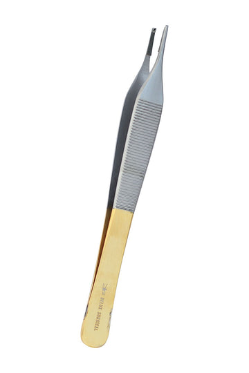 ADSON MAULBREITE 1,5 +-- 0,2 PINZETTE MIT HARTMETALLEINSÄTZEN 1X2 ZÄHNE 15,0CM
