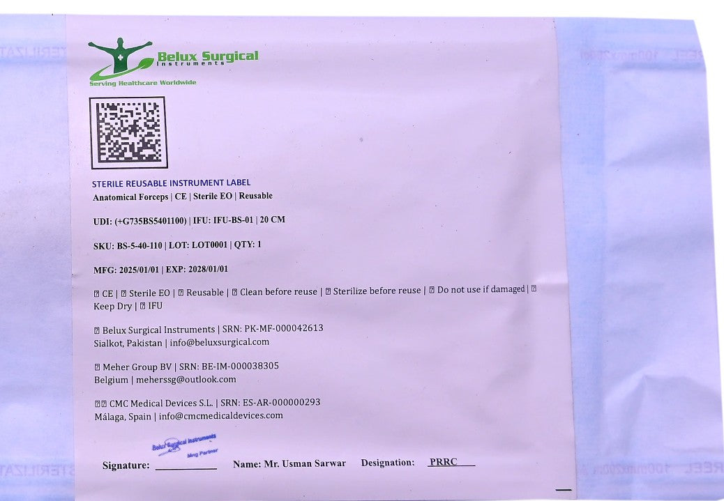 Anatomical Forceps – Medium,  – Surgical Stainless Steel Tweezer