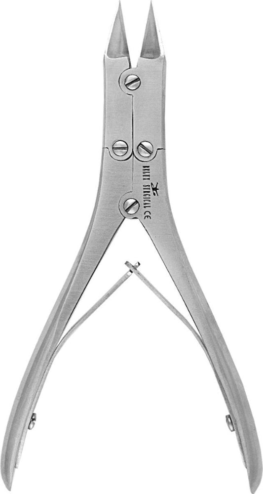 Rechte nagelknipper / puntig – Dubbele scharnierknipper – 14,6 cm 