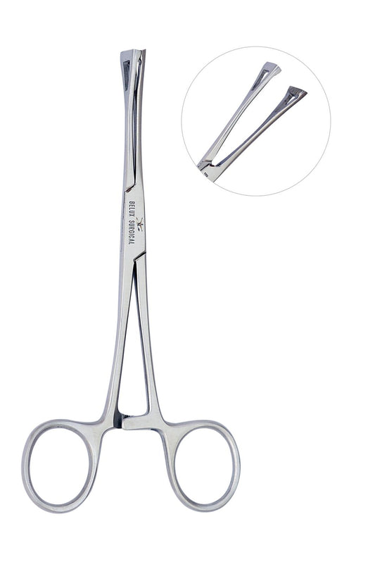 Collin-Duval Darmzange – 15 cm, atraumatisches Greifen mit dreieckigen Backen