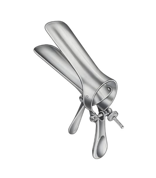 Cusco vaginaal speculum – lange, brede snavel, zelfborgend roestvrij staal 