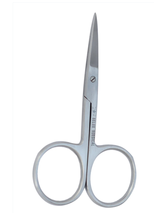 Professional Nail Scissors 9.5 cm – Stainless Steel Manicure & Pedicure Scissors for Fingernails, Toenails and Nail Edges – Precision Nail Care