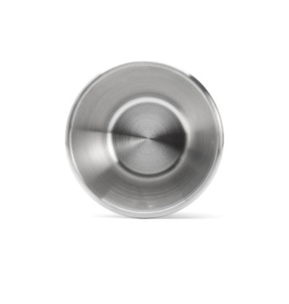 Stainless Steel Flat Bottom Medicine cup   – Ø 6 cm, Round Open Edge