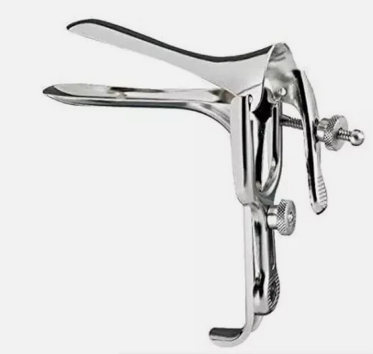 Graves vaginaal speculum, tweekleppig, roestvrij staal, gynaecologisch instrument