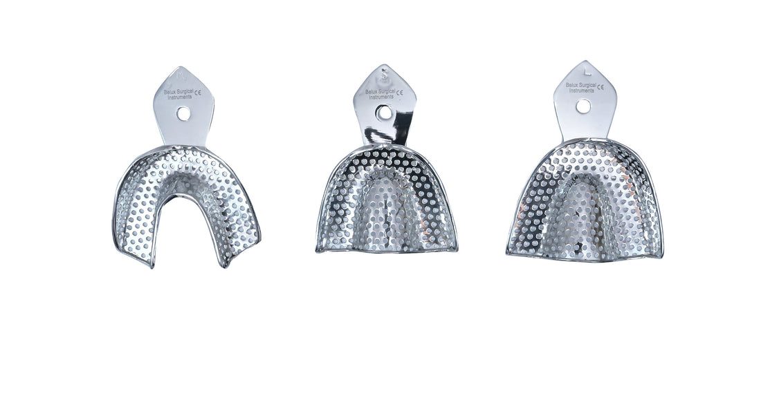 Dental Impression Tray Set – Perforated Upper & Lower