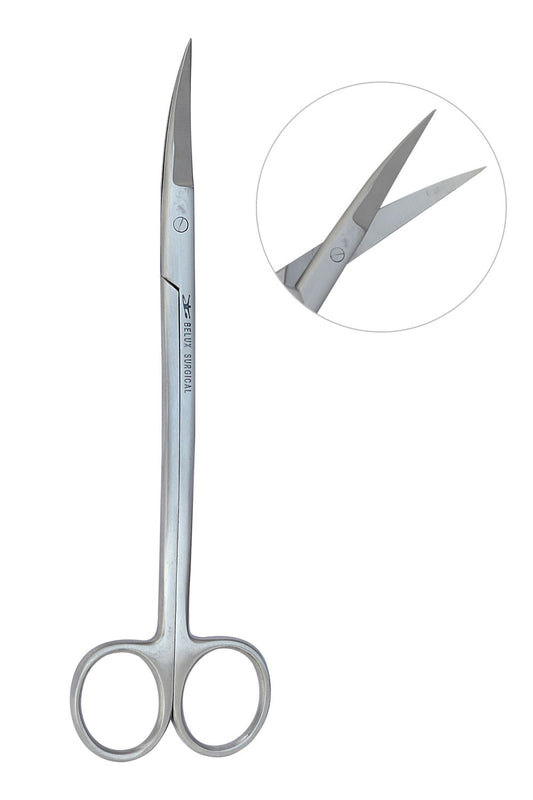 Kelly Operating Scissors – Curved, Stainless Steel Surgical Instrument