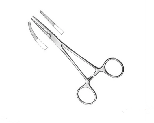Kelly Hemostatische Pincet – Recht – Roestvrij Staal