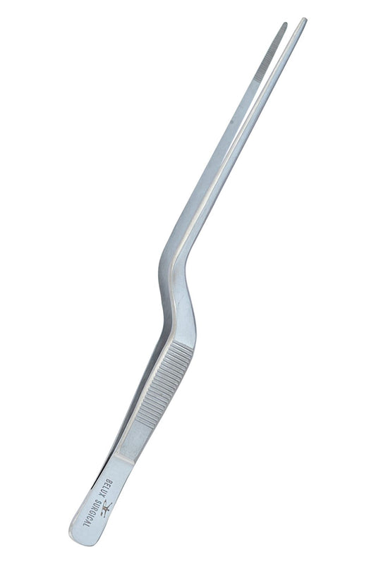 Lucae Anatomische Bajonettpinzette, 18 cm