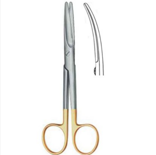 Mayo Scissors Curved TC – Tungsten Carbide Surgical Scissors – Stainless Steel
