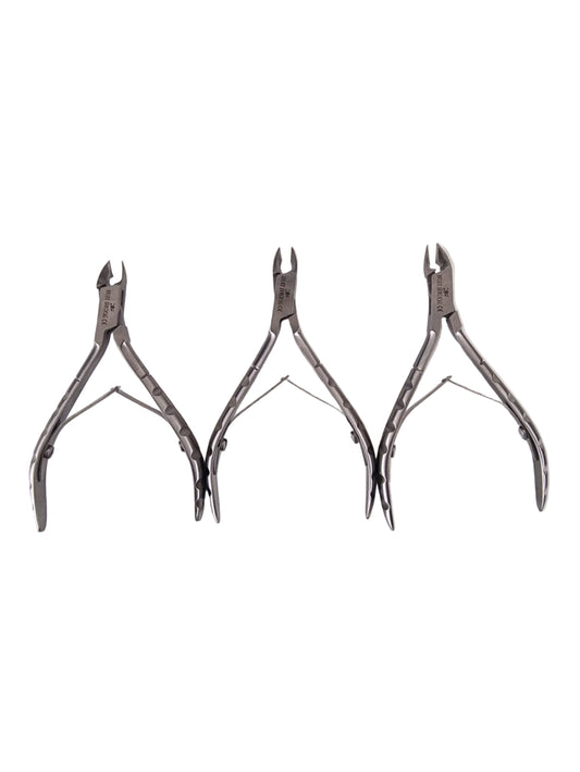 Set van 3 nagelriemknippers – Professionele nagelriemknipper – Bekmaat: 5, 6, 8 mm – Lengte: 10,5 cm