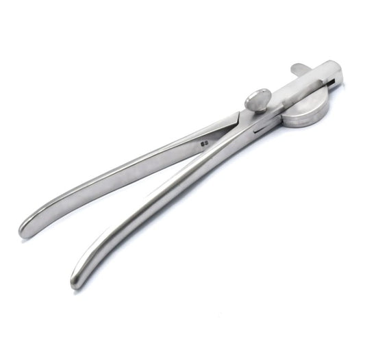 Verboczy Veterinary Castration Emasculator – Stainless Steel, 27 cm