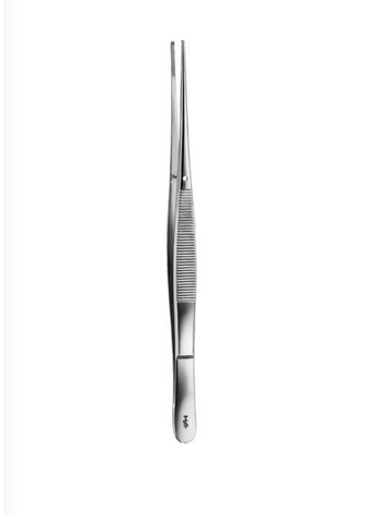 Waugh Dressing Forceps – Surgical Stainless Steel, Serrated or 1×2 Teeth – Medical Dressing Instrument"
